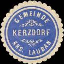 Siegelmarke Gemeinde Kerzdorf Kreis Lauban-Schlesien W0310714