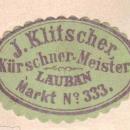 Kürschner-Meister J. Klitscher, Lauban, Markt 333
